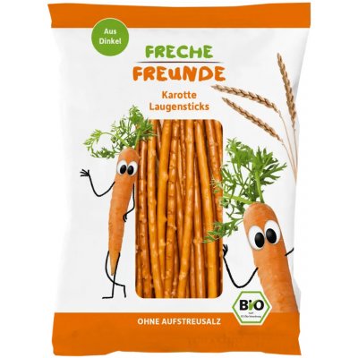 Freche Freunde BIO dětské špaldové tyčinky s mrkví 75 g – Zboží Dáma