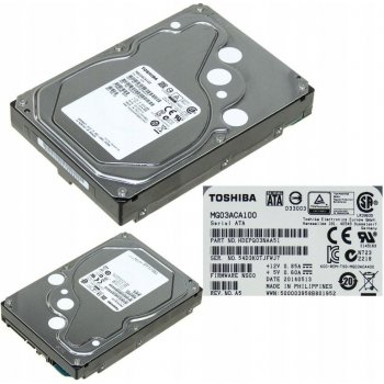 Toshiba 1TB, 3,5", 7200rpm, MG03ACA100