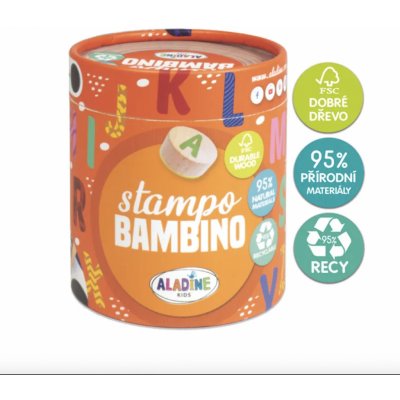 Aladine Razítka StampoBambino Abeceda – Zboží Dáma