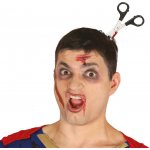 Zapíchnuté nůžky na čelence halloweenské – Zboží Dáma