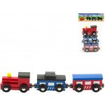 Teddies Vláček s vagóny na magnety 3 ks – Hledejceny.cz