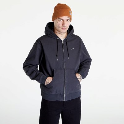 Nike Life Men's Padded Hooded Jacket Off Noir/ White