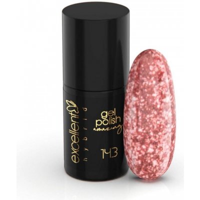 Nehtyprofi Amazing gel lak 143 růžový glitter 5 ml