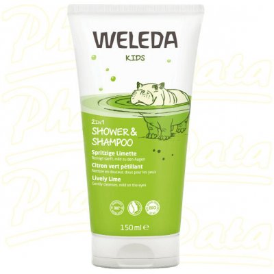 WELEDA 2v1 sprch.krém a šamp.Veselá limetka 150 ml – Zboží Dáma