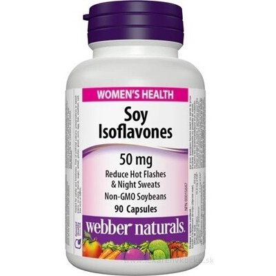 Webber Naturals Sójové isoflavony 50 mg 90 kapslí – Hledejceny.cz
