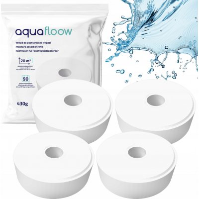 AquaFloow Náplň tableta do pohlcovače vlhkosti 430 g 4 ks – Sleviste.cz