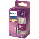 Philips LED žárovka 1x2W E14 250lm 2700K teplá bílá, čirá, Eyecomfort – Hledejceny.cz