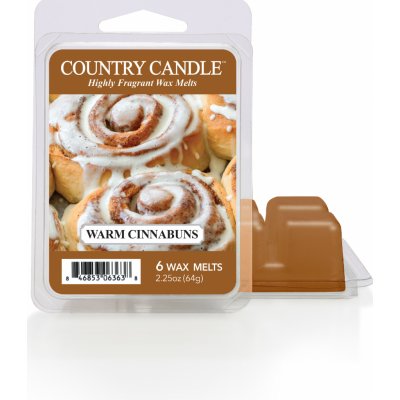 Country Candle Warm Cinnabuns Vonný Vosk 64 g – Zboží Dáma