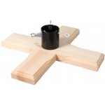 Nohel Garden Stojan na stromeček dřevěný 45x45x12cm – Zboží Mobilmania