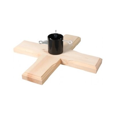 Nohel Garden Stojan na stromeček dřevěný 45x45x12cm – Zboží Mobilmania