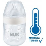 Nuk lahvička na učení Nature Sense s kontrolou teploty bílá 150 ml – Zbozi.Blesk.cz