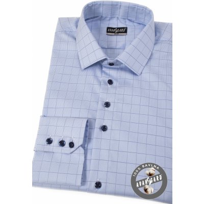 Avantgard pánská košile slim modrá 107-4963 – Zboží Mobilmania