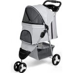 PawHut kočárek pro psy kočárek pro kočky skládací kočárek pro malé psy a kočky do 4 kg kočárek pro domácí zvířata Oxford tmavě zelený 67 x 45 x 96 cm – Zboží Mobilmania