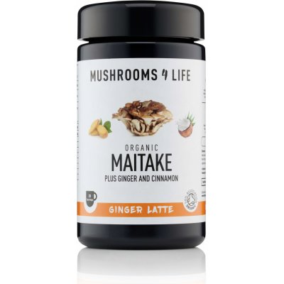 Mushrooms 4 Life Kokosové latté Maitake & Ginger 110 g – Zboží Mobilmania