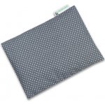 Babyrenka nahřívací polštářek z pohankových slupek s povlakem 20x14 cm Dots grey – Zboží Mobilmania