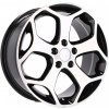 Alu kolo, lité kolo Racing Line A0006 6,5X16 5X108 ET50 polished + black