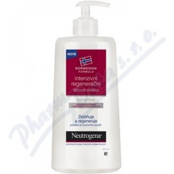 Neutrogena Sensitive intenzivní regenerační tělové mléko pro suchou a citlivou pokožku 400 ml