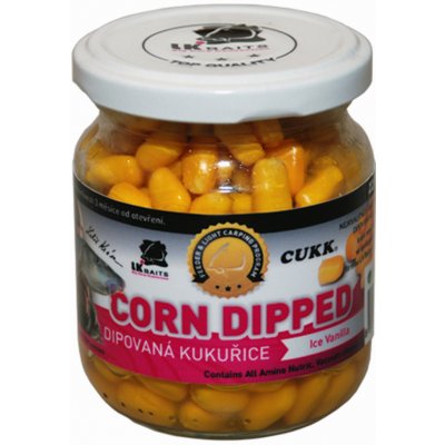 LK Baits Dipovaná kukuřice 220ml Ice Vanilla