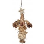 Flamingo Habi závěsná hnědá 13 x 5,5 x 31 cm – Zboží Dáma