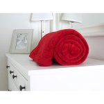 B.E.S. Petrovice deka mikroflanel Exclusive Dark red 150x200 – Zboží Dáma