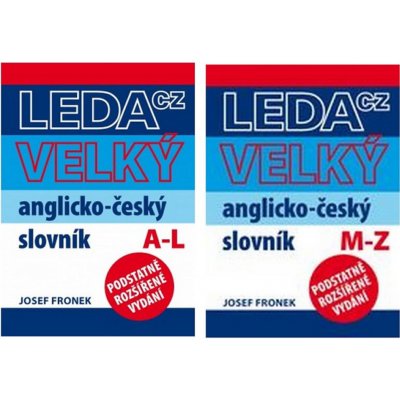 Velký anglicko-český slovník 1. a 2. díl - Josef Fronek
