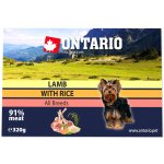 Ontario Adult Dog Lamb with Rice 320 g – Sleviste.cz