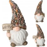 PROGARDEN Zahradní trpaslík dekorace 24 cm s kytkou KO-095752290kvet – Zboží Dáma