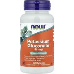 Now Potassium Gluconate draslík jako glukonát draselný 99 mg 100 tablet – Hledejceny.cz
