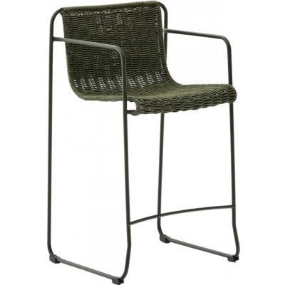 Kave Home Maurina 64,5 cm židle Zelená zahradní barová – Hledejceny.cz