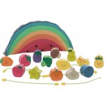 Vilac Dřevěné navlékací korálky ovoce a zelenina – Zboží Dáma