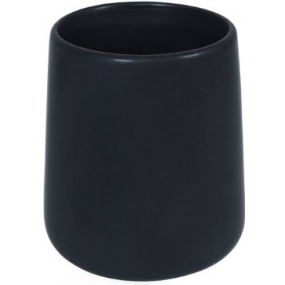 BISK Erga Nero sklenice na zubní kartáčky na postavení černá matná ERG-08137 – Zboží Dáma