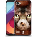 HEAD CASE plastový obal na mobil LG Q6 / Q6 PLUS vzor Zvířecí tváře kočka sphynx ( Pouzdro plastové HEAD CASE na mobil LG Q6 / Q6 PLUS vzor Zvířecí tváře kočka sphynx) – Zboží Živě