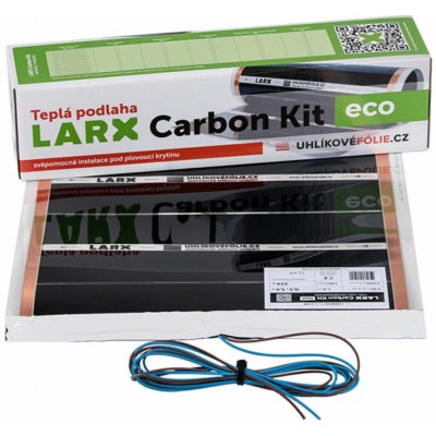 LARX Carbon Kit eco 130 W, topná fólie pro svépomocnou instalaci, délka 2,6 m, šířka 0,5 m – Zboží Živě