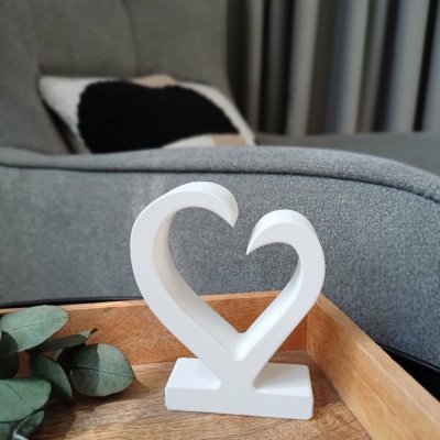 Srdce z lásky BETON home Bílá – Hledejceny.cz