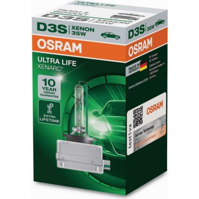 Xenon Bulb Osram Cool Blue D3S, 42V, 35W - 66340CBN - Pro Detailing