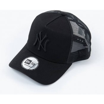 New Era Clean Trucker New York Yankees 9FORTY Black Snapback černá / černá