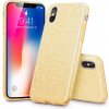 Pouzdro a kryt na mobilní telefon Apple PROTEMIO 10689 SHINING Ochranný obal Apple iPhone XS Max zlatý