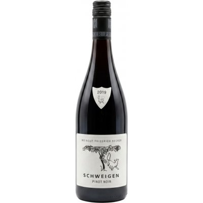Weingut Friedrich Becker Pinot Noir SCHWEIGEN Rulandské modré 0,2 g/l suché červené 2019 13,5% 0,75 l (holá láhev) – Hledejceny.cz