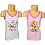 United Labels dívčí letní tílko Tlapková Patrola 2 kusy v balení bílorůžová – Zboží Dáma