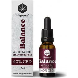 Happease Balance CBD Olej Strawberry Field 40 % CBD 4000 mg 10 ml