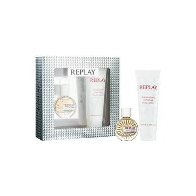 Replay for he rEDT pro ženy 20 ml + tělové mléko 100 ml dárková sada – Zboží Mobilmania