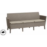 Allibert SALEMO 3 seater sofa grafit – Zboží Mobilmania