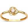 Prsteny Lillian Vassago Originální zlatý prsten se zirkonem LLV95 GR026