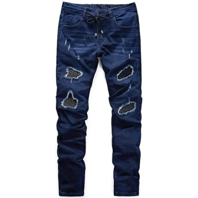 Recea pánské džínové kalhoty Glatidd tmavě modrá