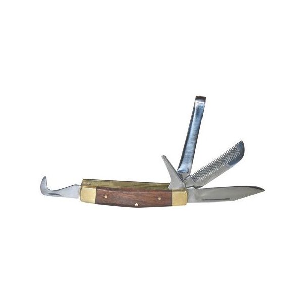 Péče o kopyta koní HEAPCO Multifunkční kopytní nůž