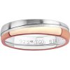 Prsteny Silvego Snubní stříbrný prsten Glowie pozlacený růžovým zlatem SHG1089RMRGP