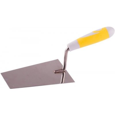 Lžíce zednická 180x110 mm nerez- plast/žlutá – Zboží Mobilmania