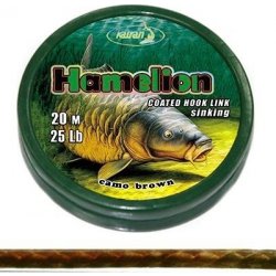 Katran šňůra Coated braided hook links HAMELION 20m 15lb