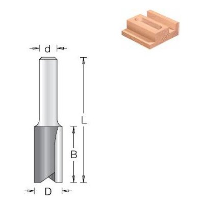 Fréza stopková 8x19 - 1070225