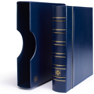 LEUCHTTURM Albové desky GRANDE CLASSIC s kazetou Modrá – Zboží Dáma